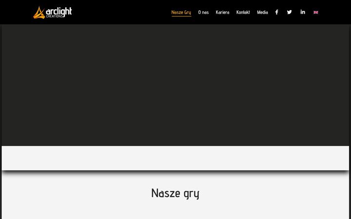Screenshot of arclightcreations.pl