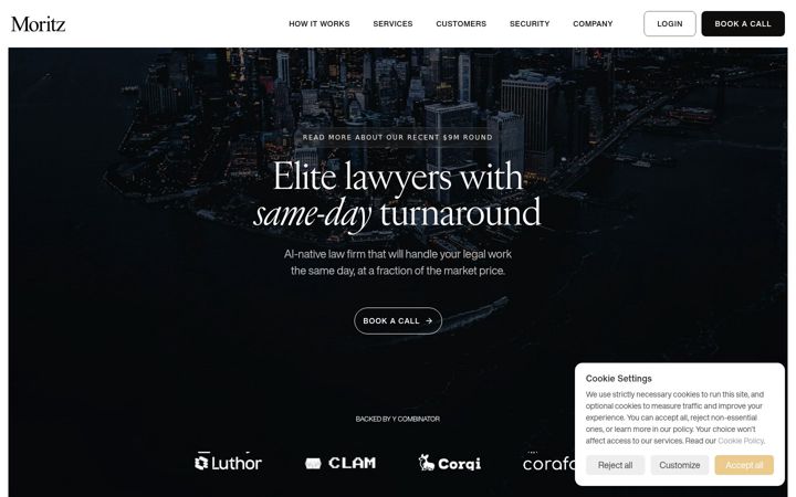Screenshot of arcline-ai.com