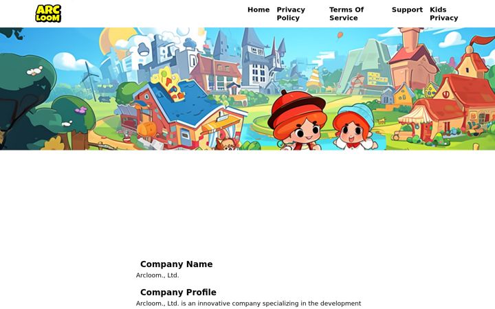 Screenshot of arcloom.com