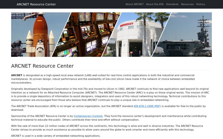 Screenshot of arcnet.cc