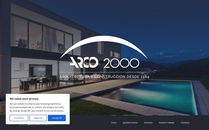 Skjámynd af arco2000.es