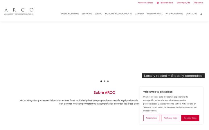 Screenshot of arcoabogados.es