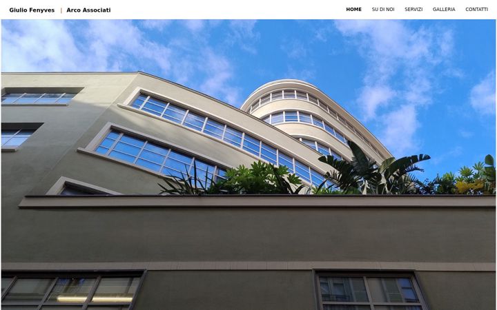 Screenshot of arcoassociati.com