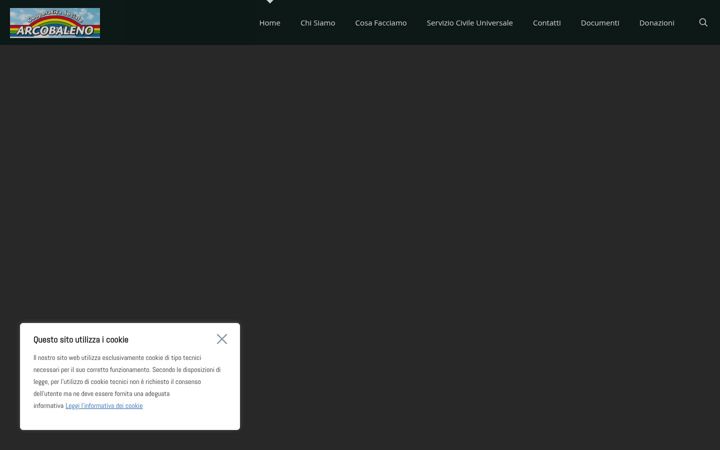 Screenshot of arcobalenocooperativasociale.it