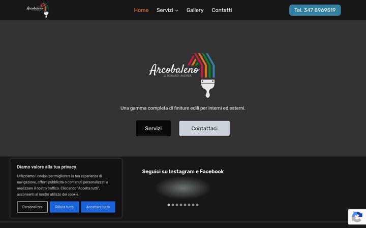 Screenshot of arcobalenodibonardi.it