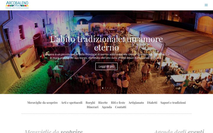 Screenshot of arcobalenoditalia.it