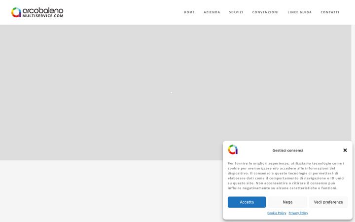 Ekraanipilt saidist arcobalenomultiservice.com