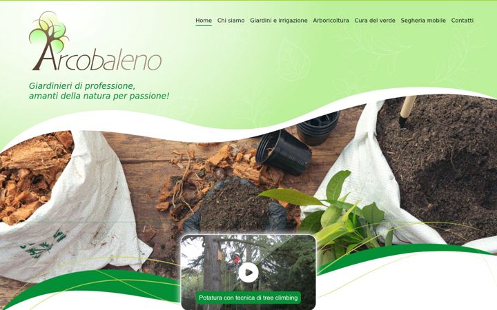 Screenshot of arcobalenosas.it