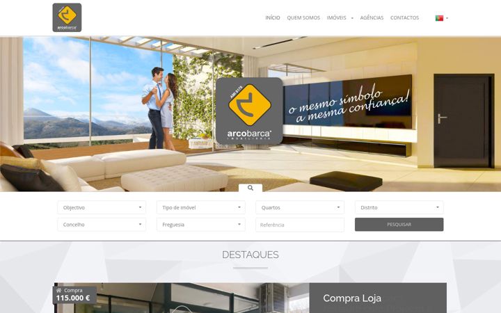 Screenshot of arcobarca.pt