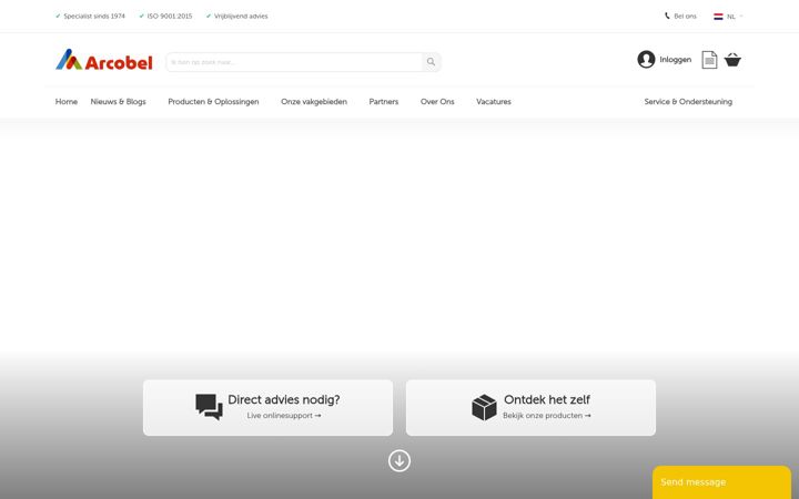 Screenshot of arcobel.com
