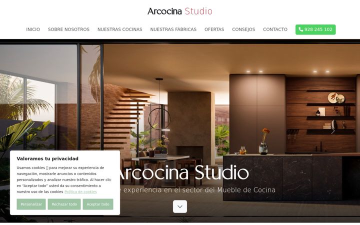 Screenshot of arcocina.net