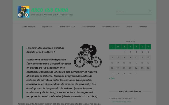 Screenshot of arcoirischiva.es