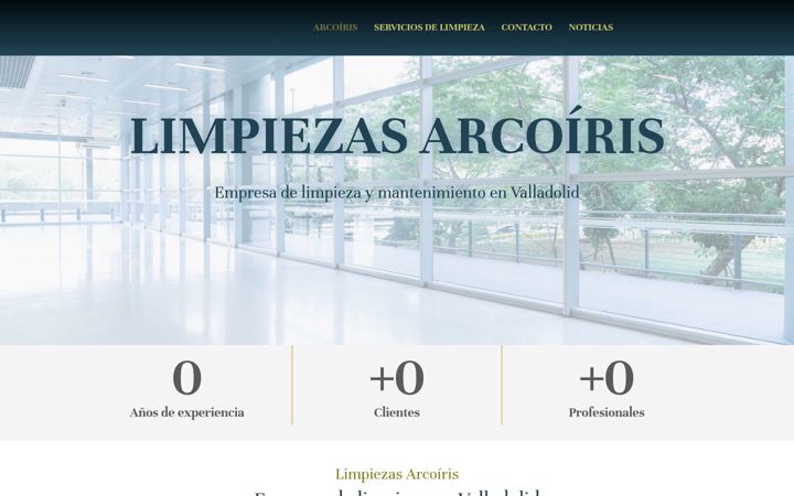 Capture d'écran de arcoirislimpiezas.com
