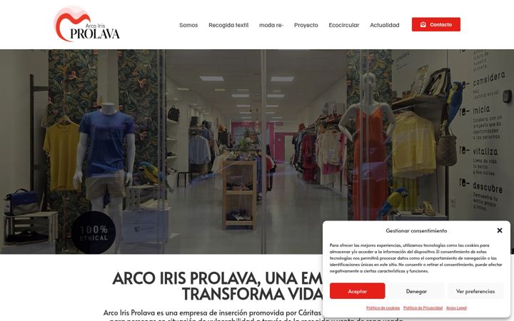 Capture d'écran de arcoirisprolava.com