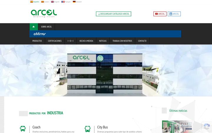 Screenshot of arcol.es