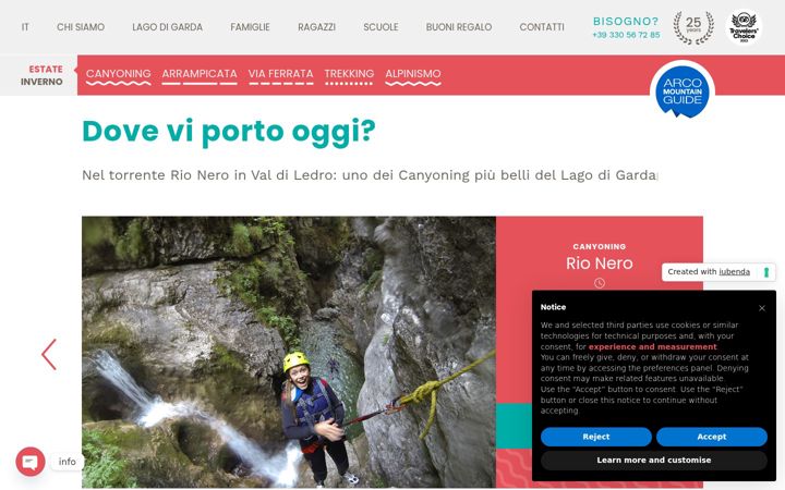Capture d'écran de arcomountainguide.com