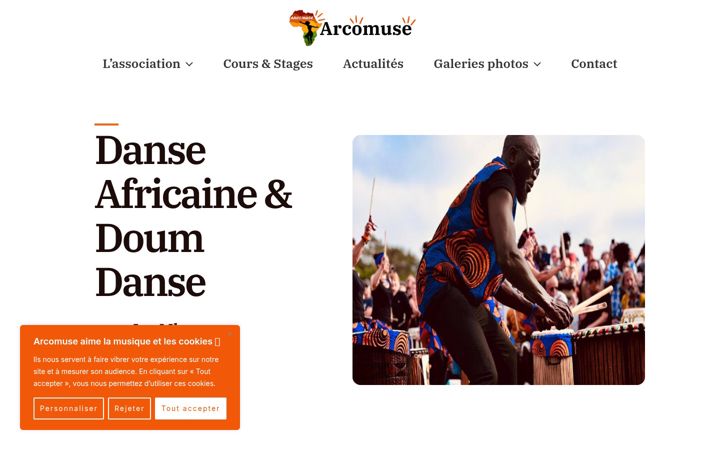 Екранна снимка на arcomuse.fr