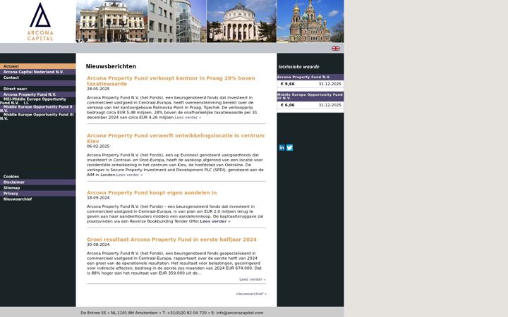 Screenshot of arconacapital.nl