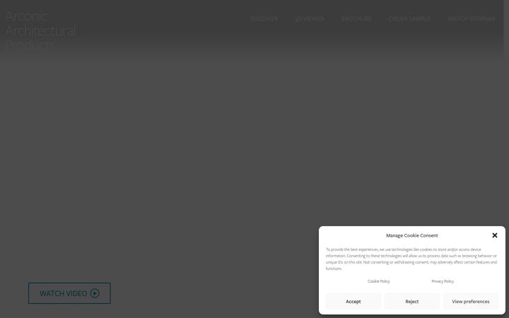 Screenshot of arconicbondedsheet.com