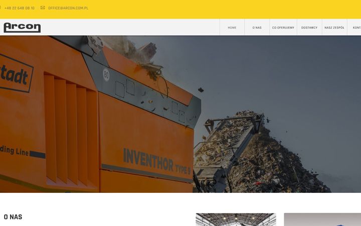Screenshot of arconrecykling.pl
