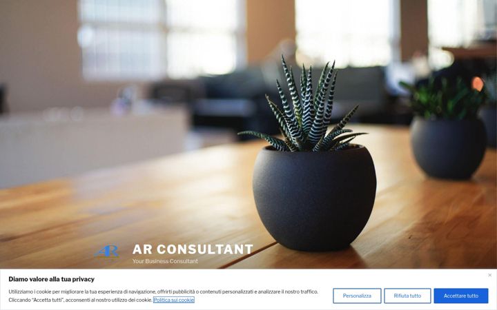 Skjermbilde av arconsultant.eu