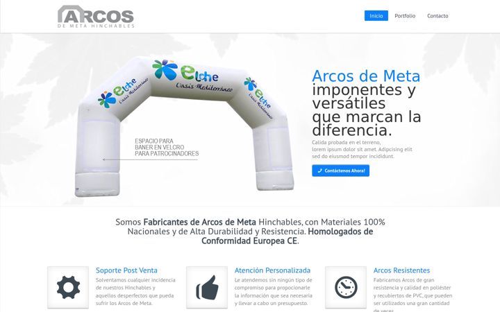 Screenshot of arcosdemeta.com