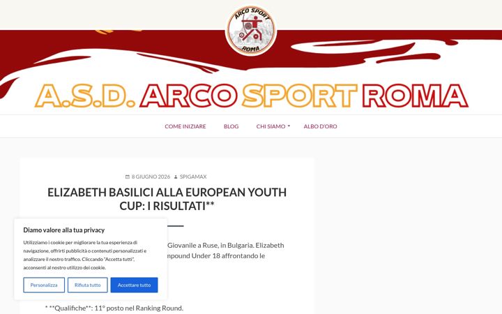 Screenshot of arcosport.org
