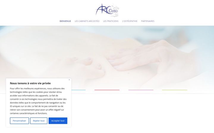 Screenshot of arcosteo.fr