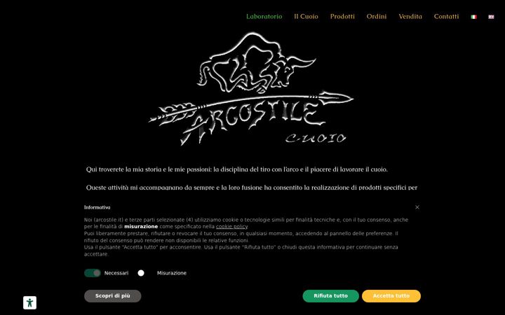 Screenshot of arcostile.it