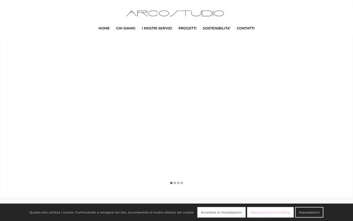 Screenshot of arcostudioarchitettura.it