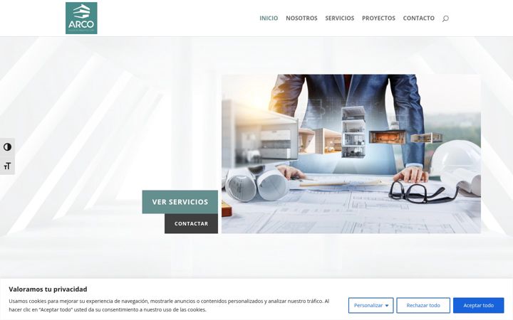 Ekrānuzņēmums no arcotallerdearquitectura.com