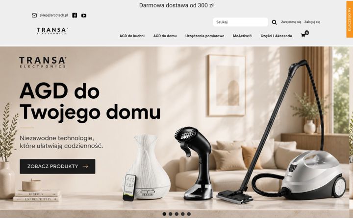 Ekrano kopija arcotech.pl