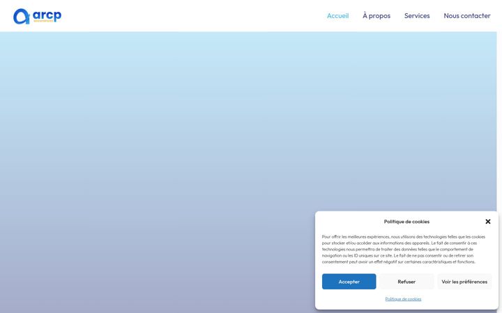 Screenshot του arcp.fr