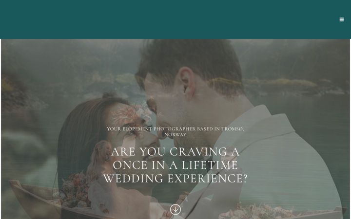 Screenshot von arctic-elopements.com