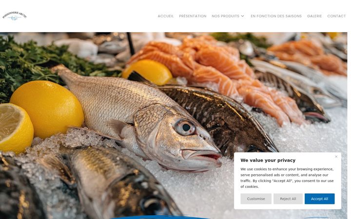 Captura de pantalla de arctic-fish.lu