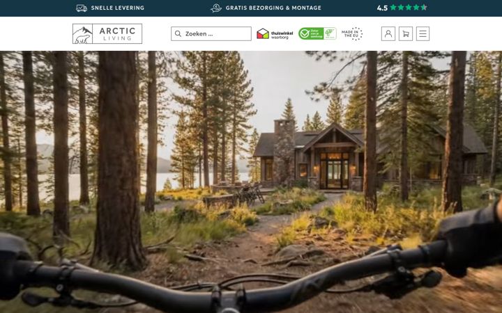 Screenshot von arctic-living.com