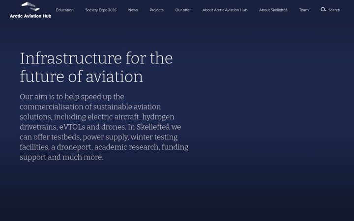 Screenshot di arcticaviationhub.com