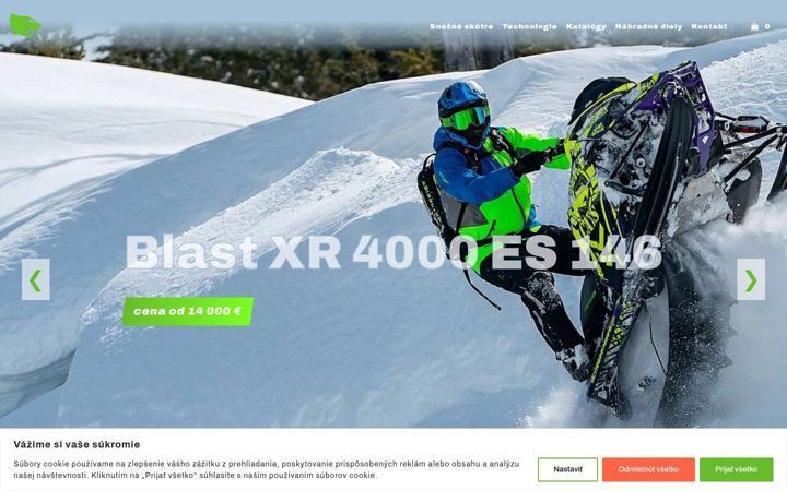 Screenshot of arcticcat.sk