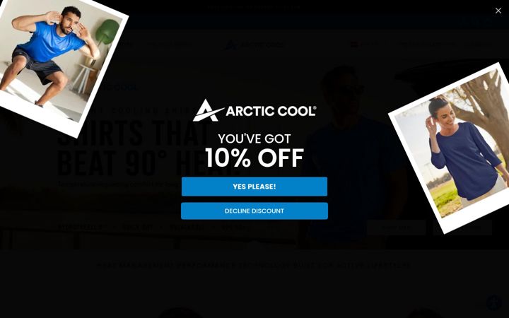 Screenshot of arcticcool.com