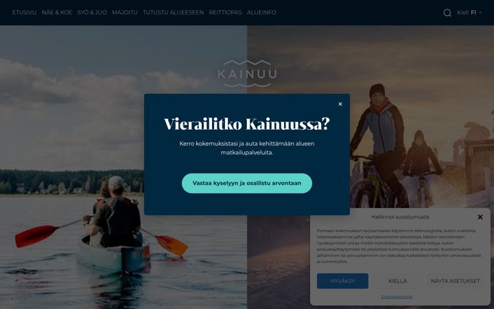 Screenshot von arcticlakeland.com