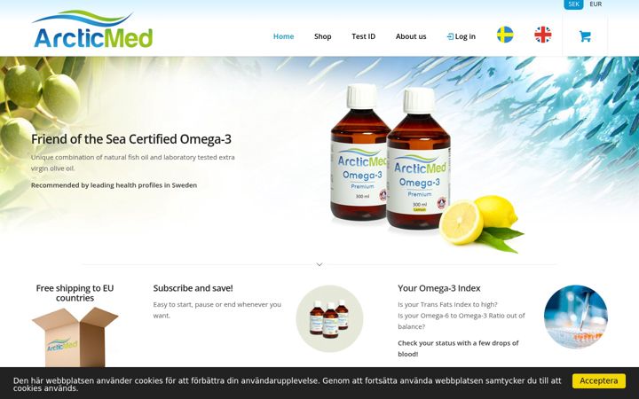 Screenshot ta' arcticmed.org