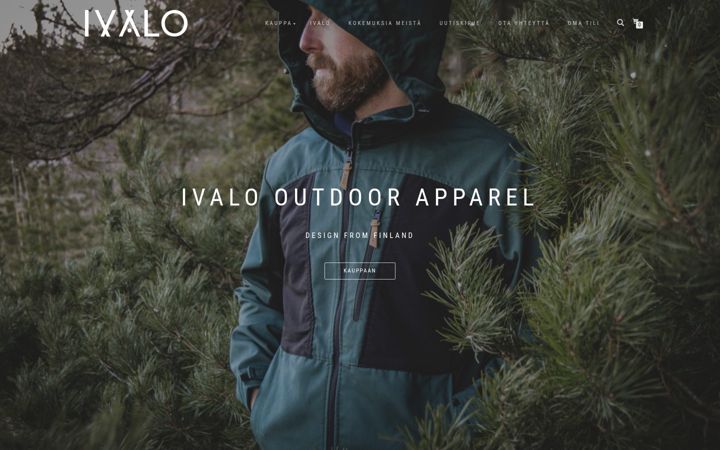 Screenshot ta' arcticoutdoor.fi