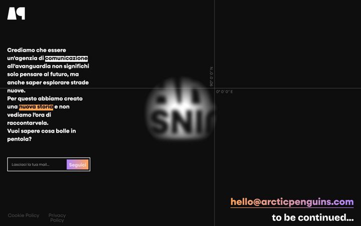 Screenshot ta' arcticpenguins.com