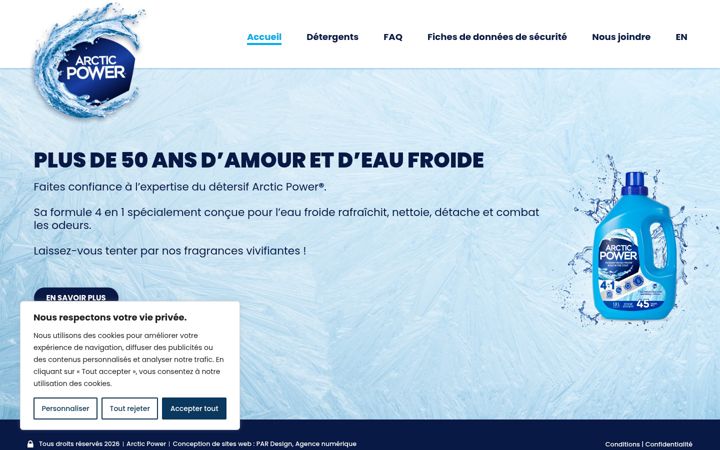 Zrzut ekranu arcticpower.info