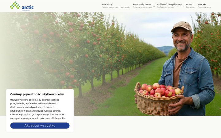 Screenshot von arcticproduce.pl
