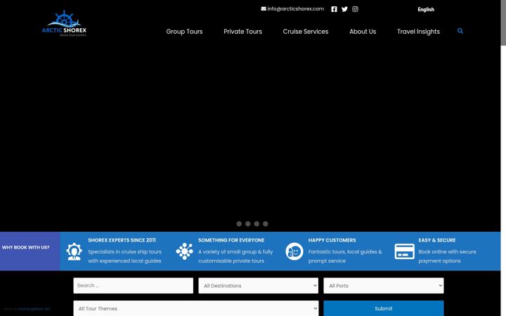 Screenshot di arcticshorex.com