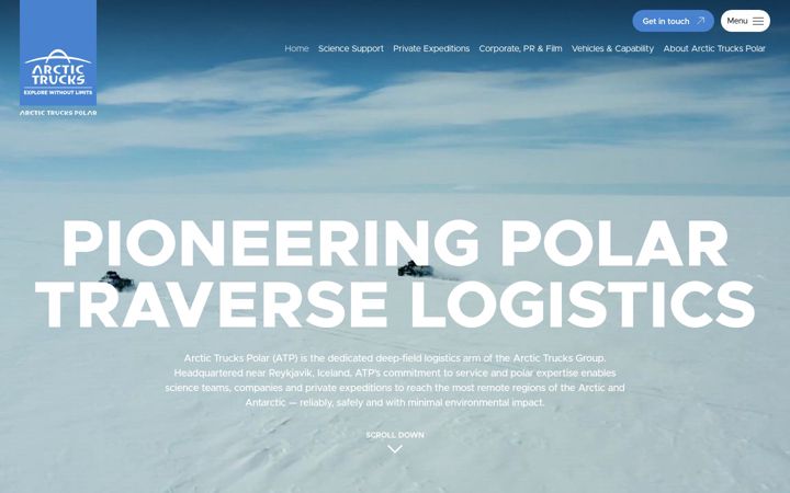 Screenshot di arctictruckspolar.com