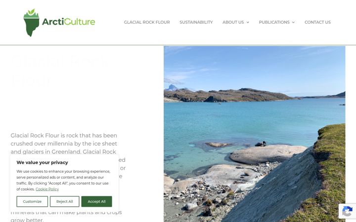 Screenshot di arcticulture.com