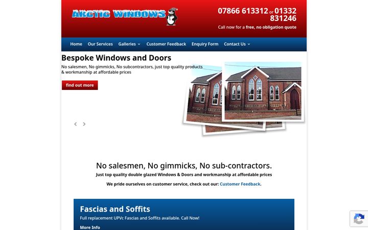 Screenshot di arcticwindowsderby.com