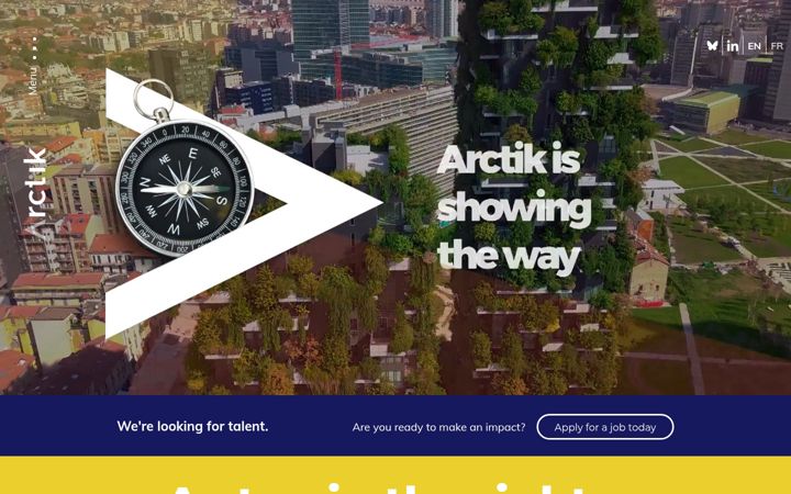 Snimka zaslona za arctik.eu